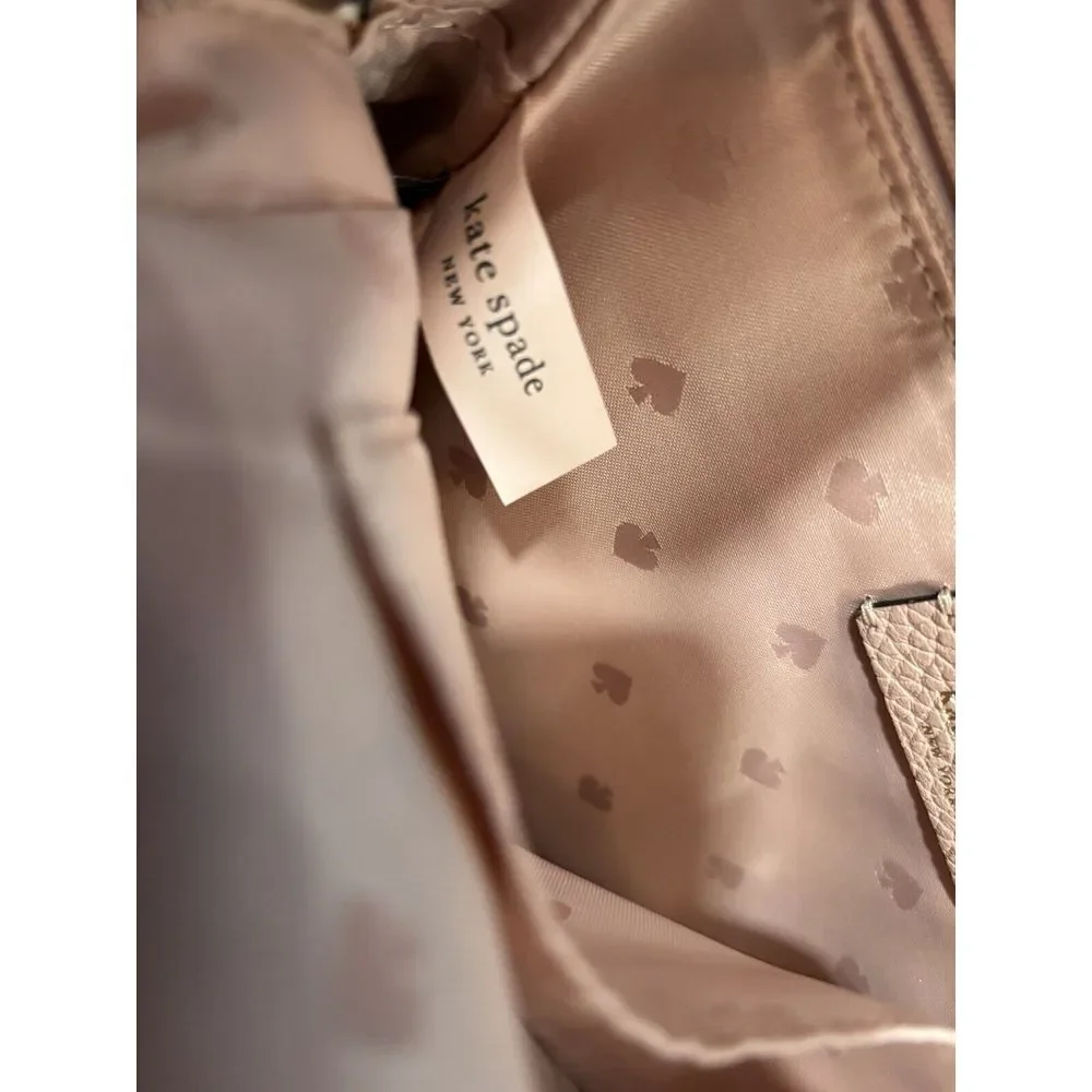Kate Spade New York Sienne Logo‎ Camera Bag Blush Pink Crossbody Purse